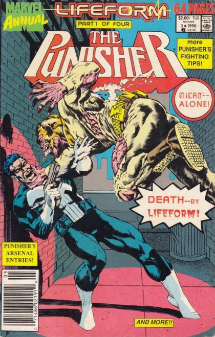 The Punisher, Vol. 2 Annual Lifeform - Part 1: The Programma Strain / Punisher's Fighting Techniques / Punisher's Arsenal Entries / Forewarned Or Foretold? / Philanthropy 3B