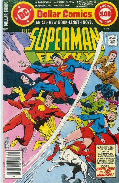 The Superman Family The Museum Of Eternity; Somebody Stole My Town!; Doorways in the Sky; Captives at the Edge of Forever!; A Cage of Light!; Fight with the Phantom Zone Fiends; Finale! 190
