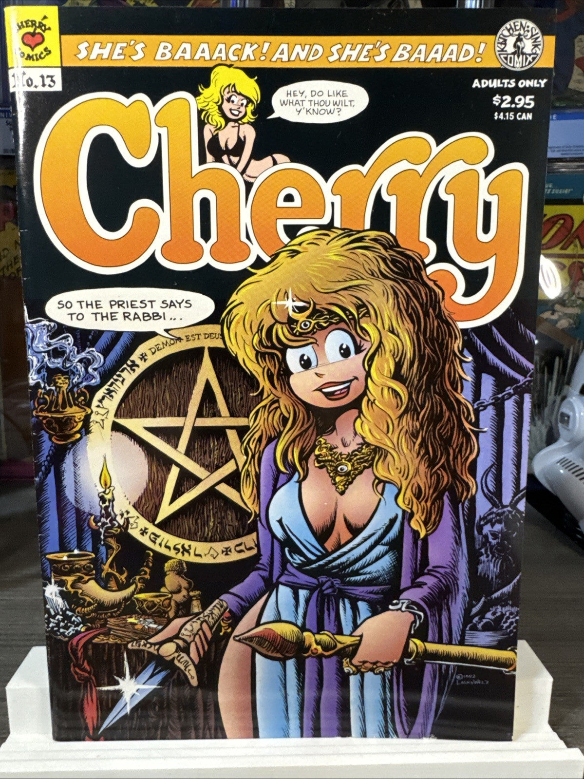 Cherry #13 Comic 2nd Print 1985 NM Larry Welz Kitchen Sink UNDERGROUND BRONZE