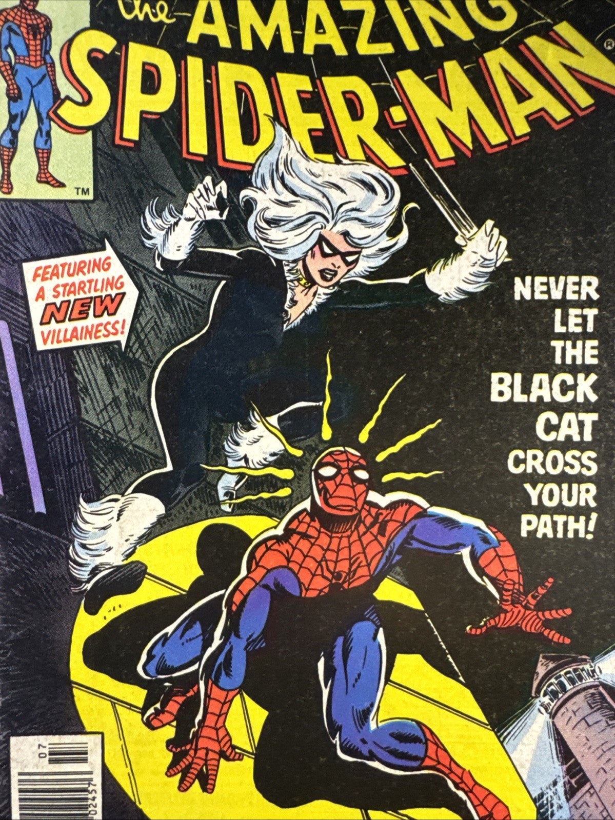 Amazing Spider-Man #194 Newsstand Marvel 1979 BRONZE KEY F/VF 1st App Black Cat