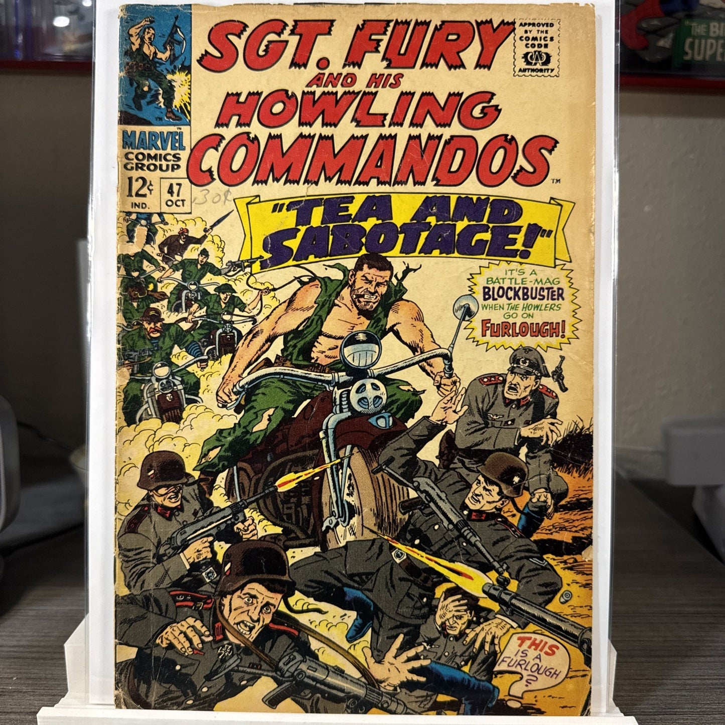 Sgt. Fury and his Howling Commandos #47 (Marvel Comics October 1967) SILVER