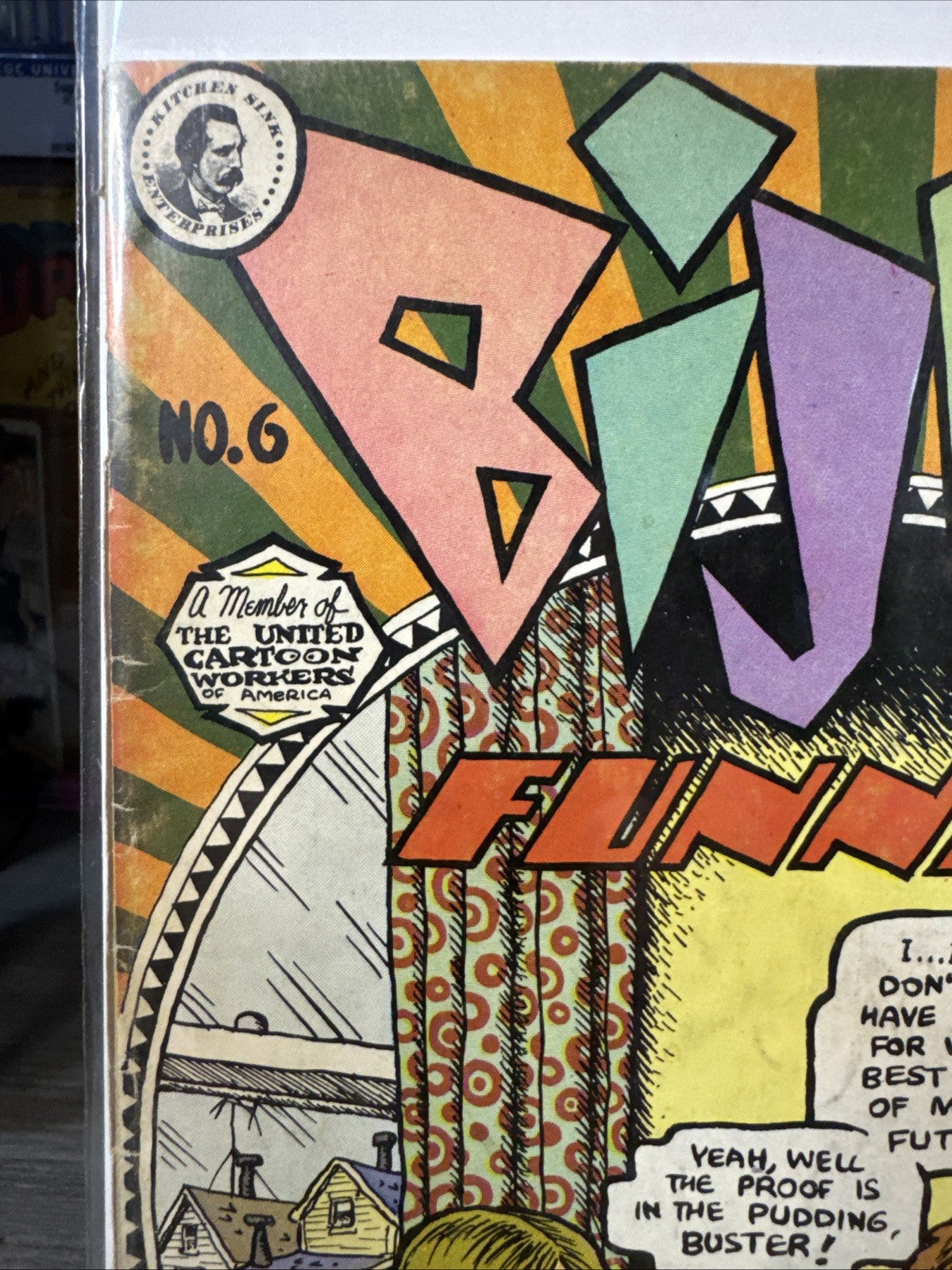 Bijou Funnies #6 (Kitchen Sink Press 1971) 1st Print Detached UNDERGROUND BEONZE