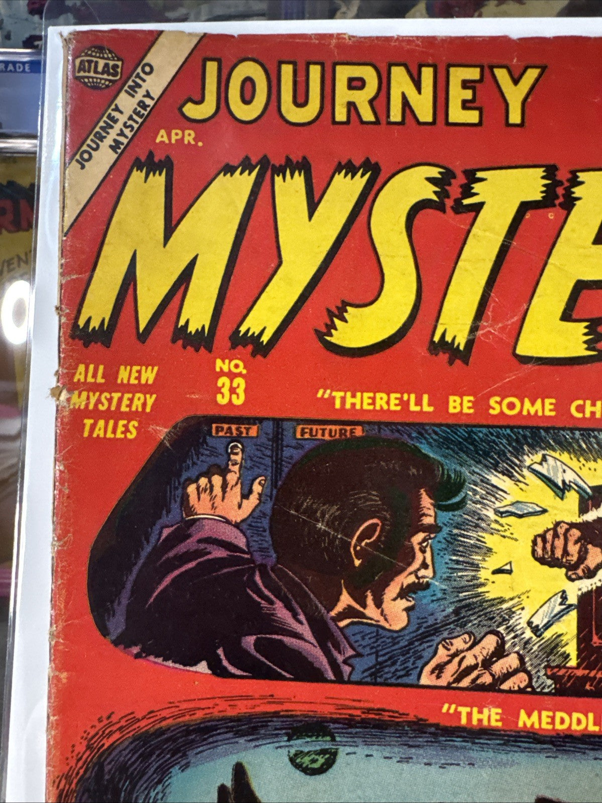 Journey Into Mystery 33 VG- 1956 Atlas Pre-Marvel Complete Ditko colors POP