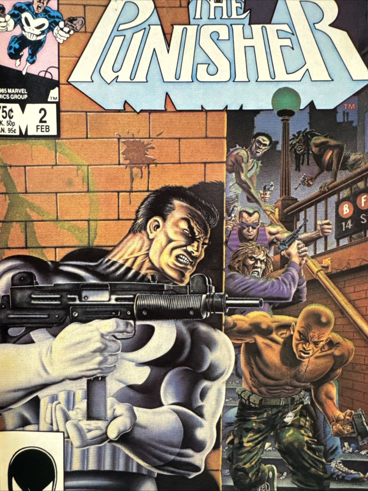 The Punisher #2 (Marvel Comics February 1986) COPPER NM-