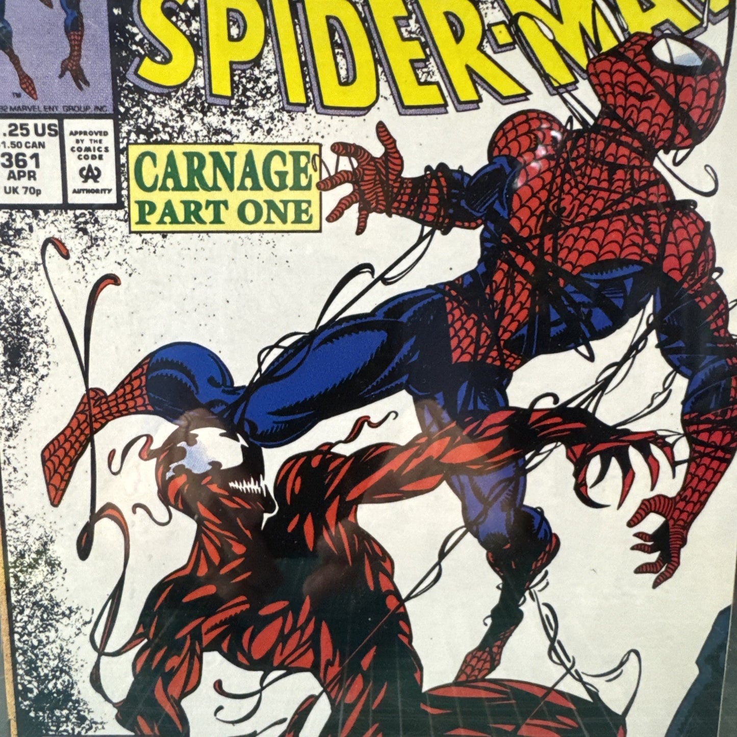 Amazing Spiderman #361 CGC 9.6 White Pages 1st App of Carnage (Marvel 1992)