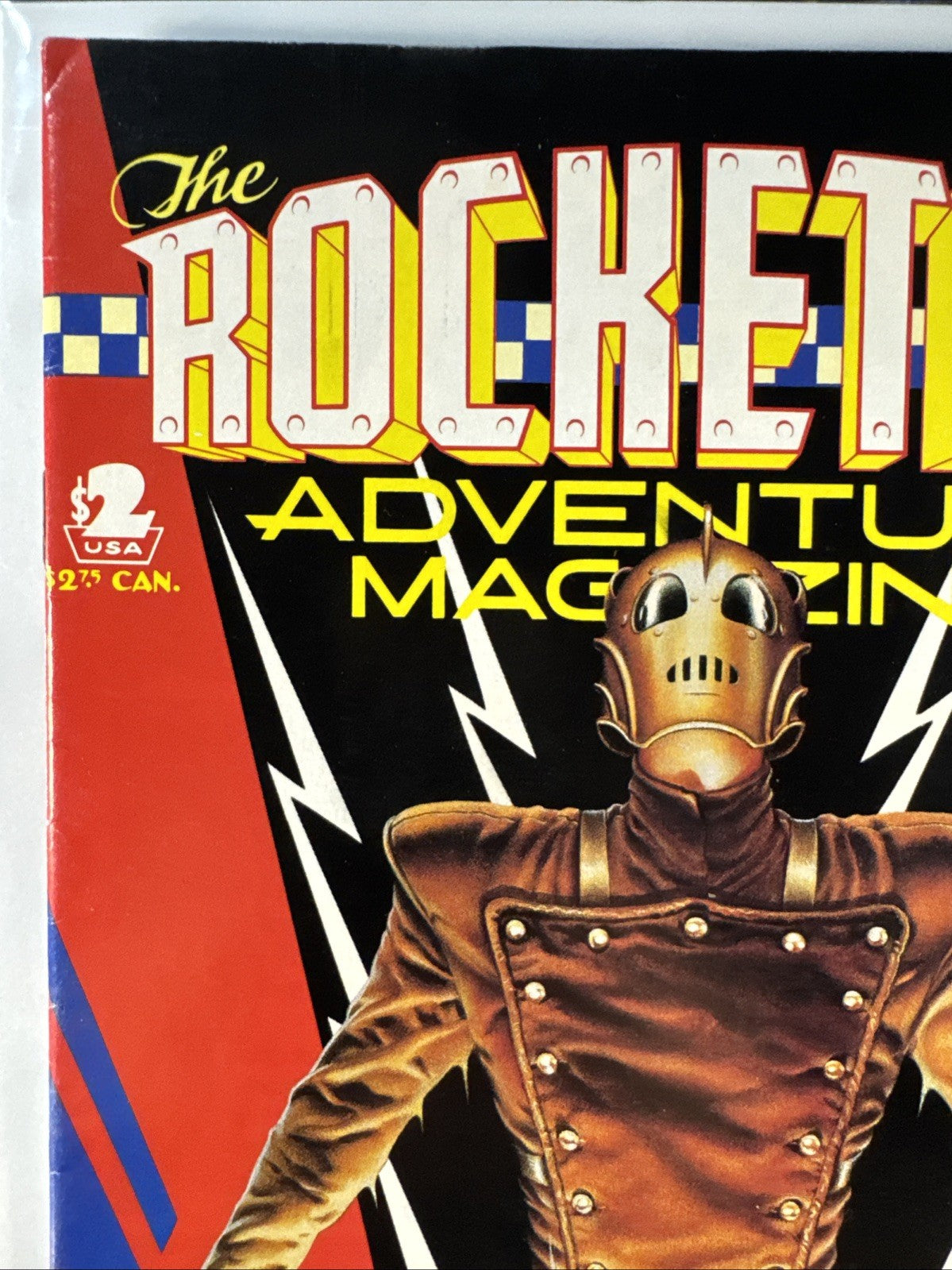 ROCKETEER Adventure Magazine #1 (1988) Classic Dave Stevens Comico COPPER VF