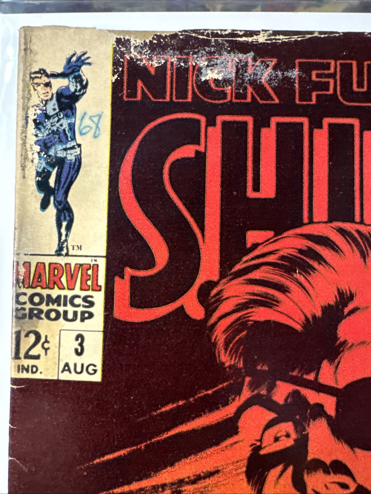 Nick Fury, Agent of Shield #3 (Marvel Comics August 1968) READER COPY