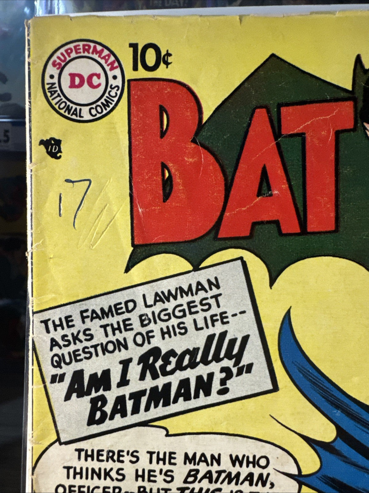 Batman #112 Vintage 1957 DC National Comics 10 Cent Early Silver Age Key RARE G+
