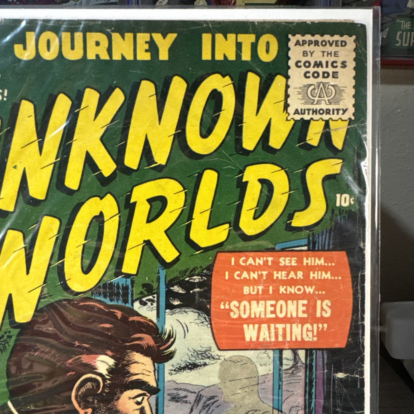 JOURNEY INTO UNKNOWN WORLDS #44 GD DAVIS COVER 5 GREAT STORIES ATLAS/MARVEL