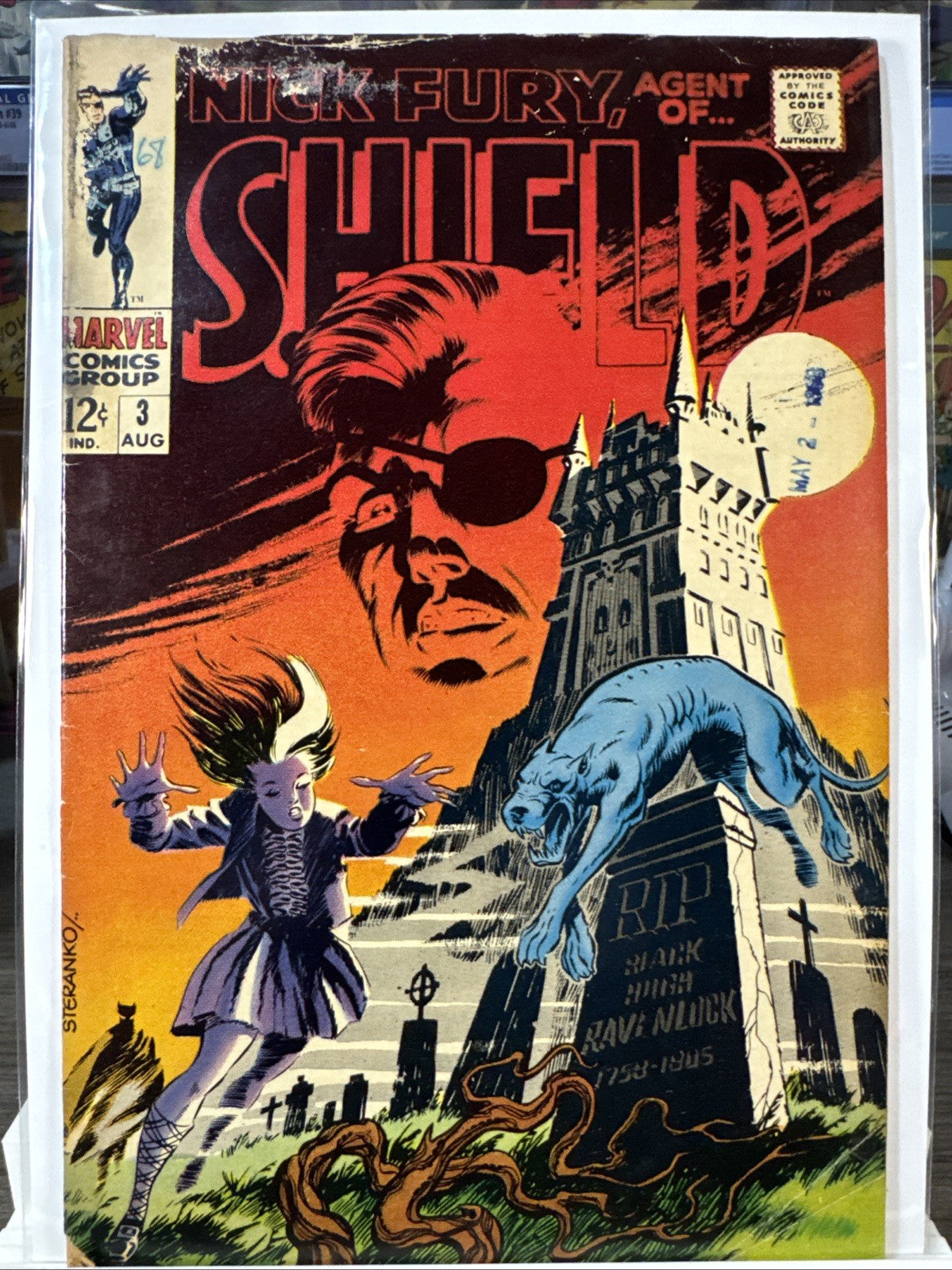 Nick Fury, Agent of Shield #3 (Marvel Comics August 1968) READER COPY