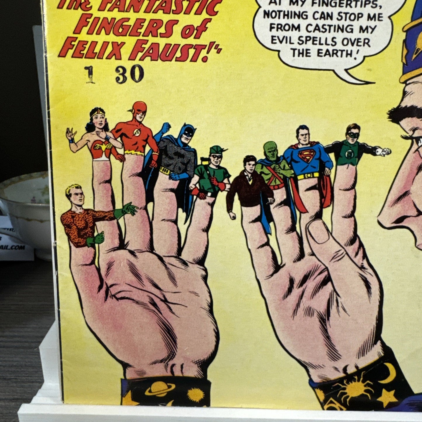 Justice League of America #10 (1962) 1st App Felix Faust &Demons Three F+ SILVER