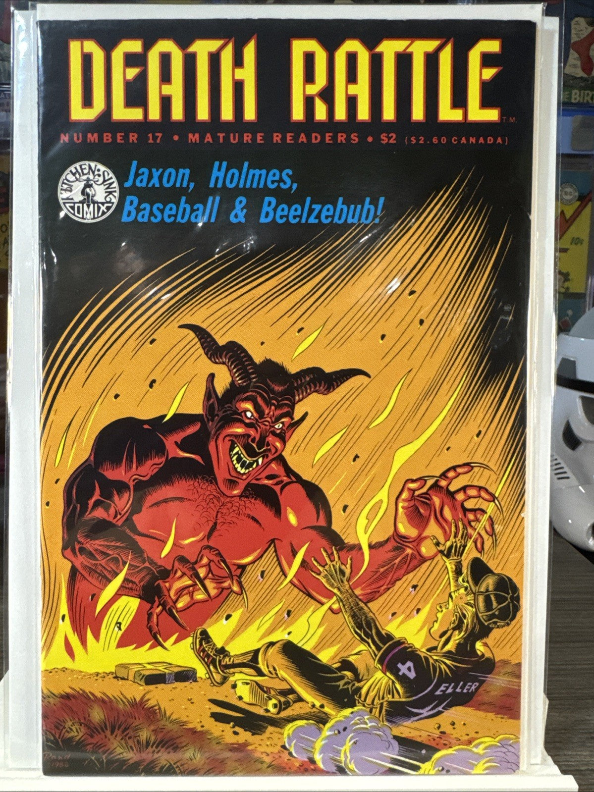 Death Rattle #17 1985 Series Kitchen Sink Comics NM Devil Cover UNDERGROUND