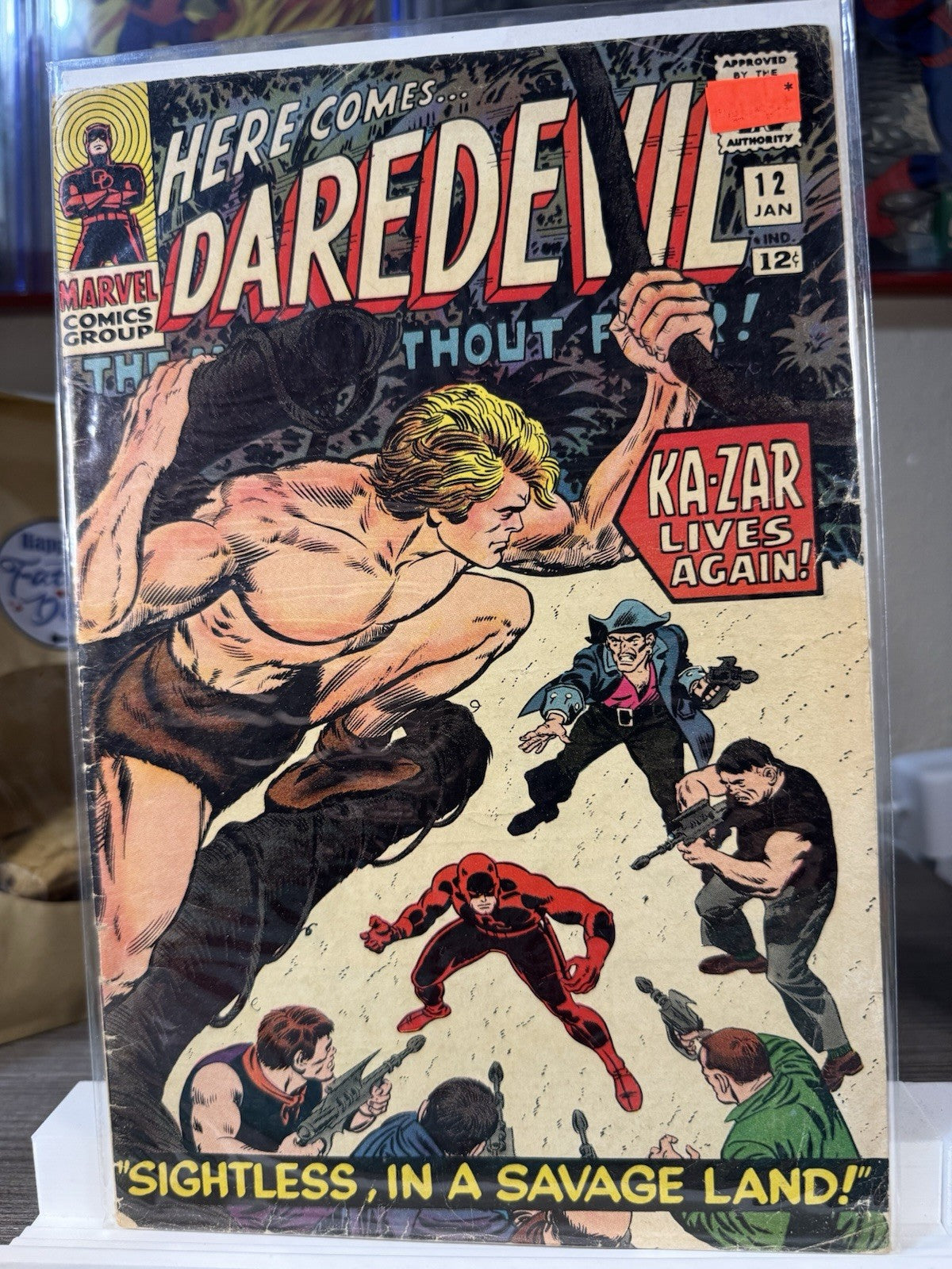 Daredevil #12 - 1st app Plunderer Ka-zar app Kirby/Romita 1966 4.5 Grade SILVER