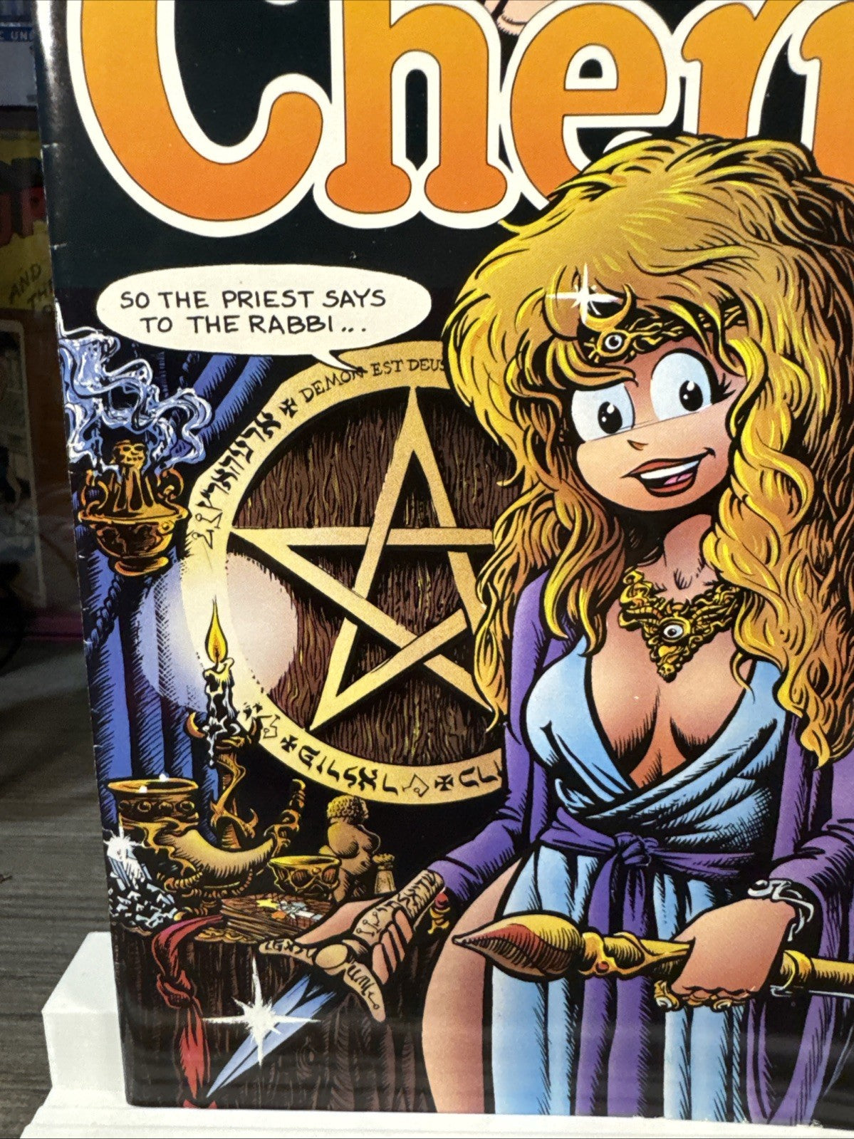 Cherry #13 Comic 2nd Print 1985 NM Larry Welz Kitchen Sink UNDERGROUND BRONZE