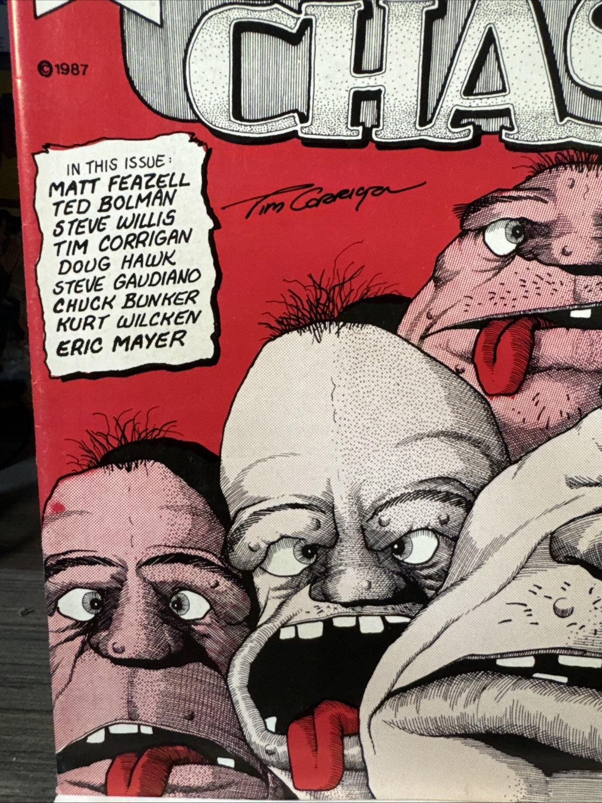 Czar Chasm Underground Comic Magazine 1987 1st Print C&T Graphics COPPER