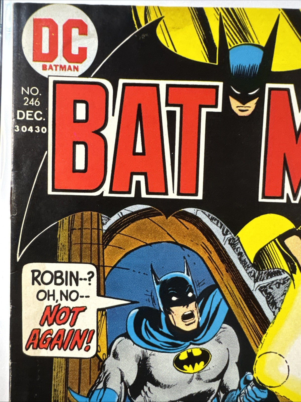 Batman #246 (DC Comics December 1972) lower Grade, Presents Nice BRONZE