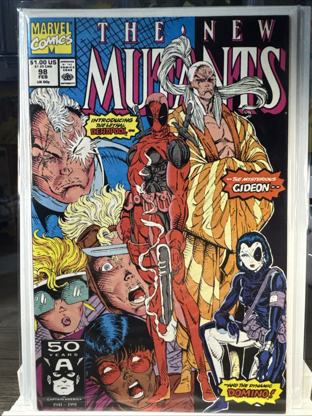 The New Mutants #98 (Marvel 1991) High Grade COPPER AGE MEGA KEY 1st Deadpool