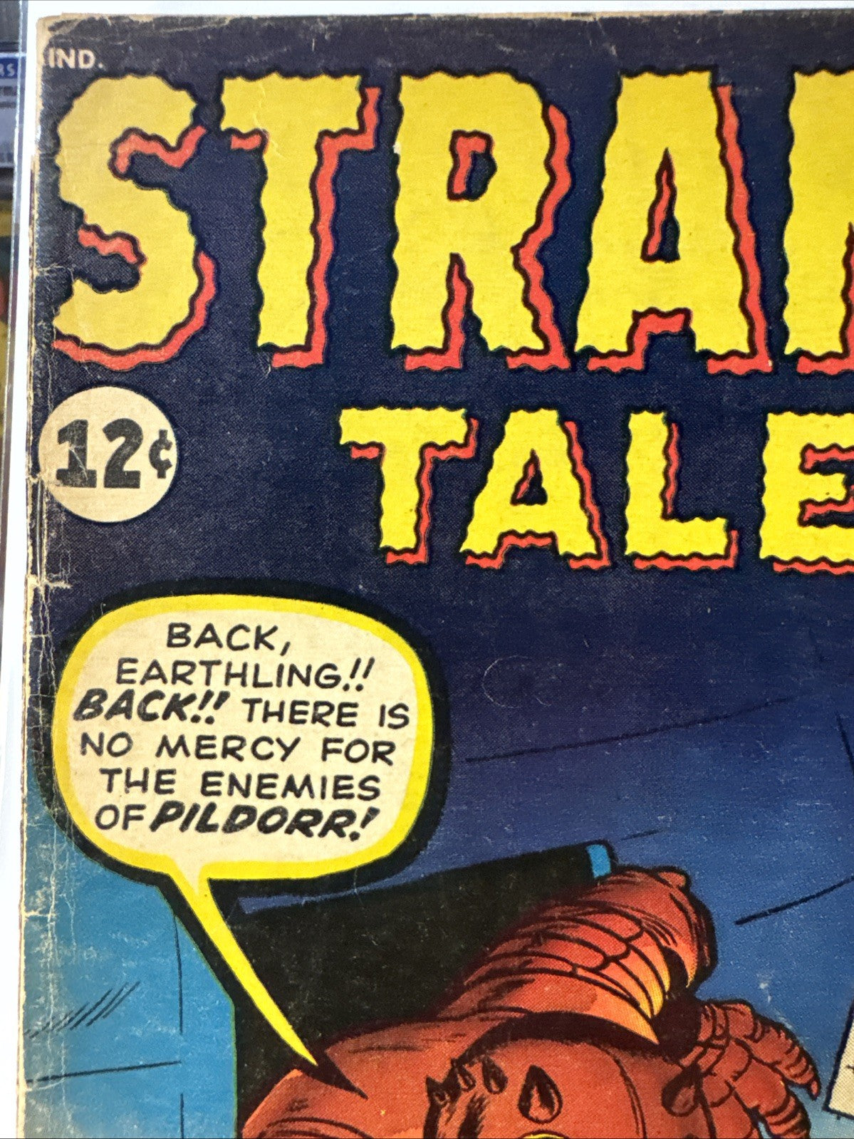 Strange Tales #94 (Marvel 1962) Low Grade Detached Cover SILVER Pre-Hero KEY