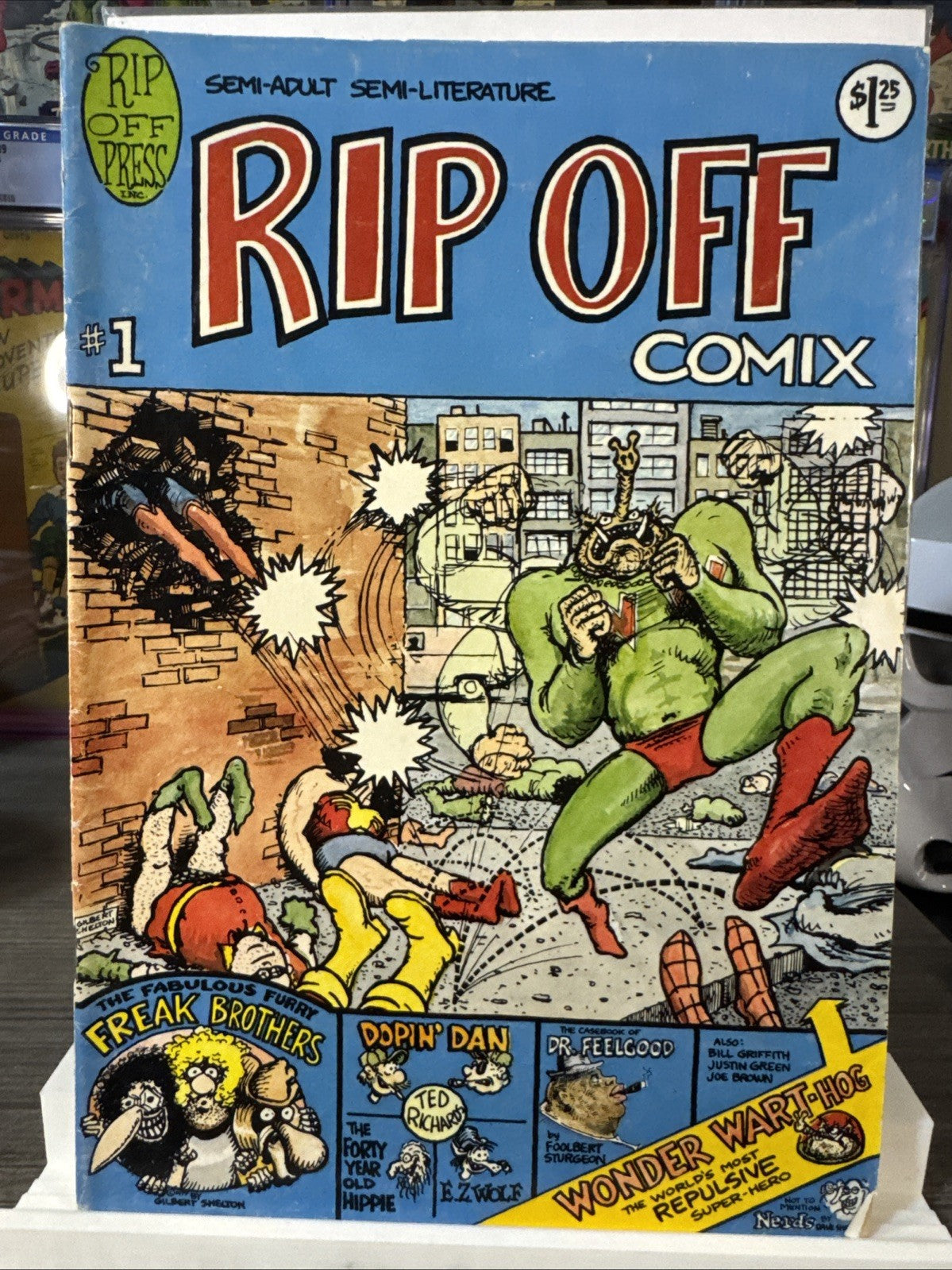 Rip Off Comix #1 Underground 1977 3rd Printing. Est 5000 Print Run VG