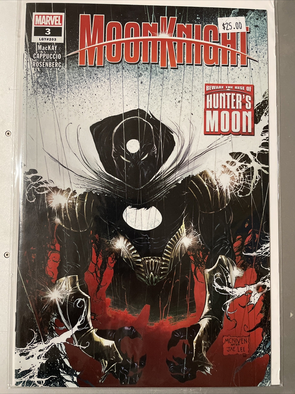 Moon Knight #3 Walmart VARIANT NM 1ST FULL Hunters Moon Marvel Key Unread Beauty