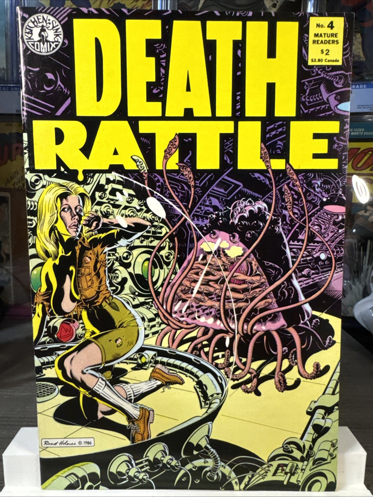 Death Rattle #4 (Kitchen Sink Press April 1986)