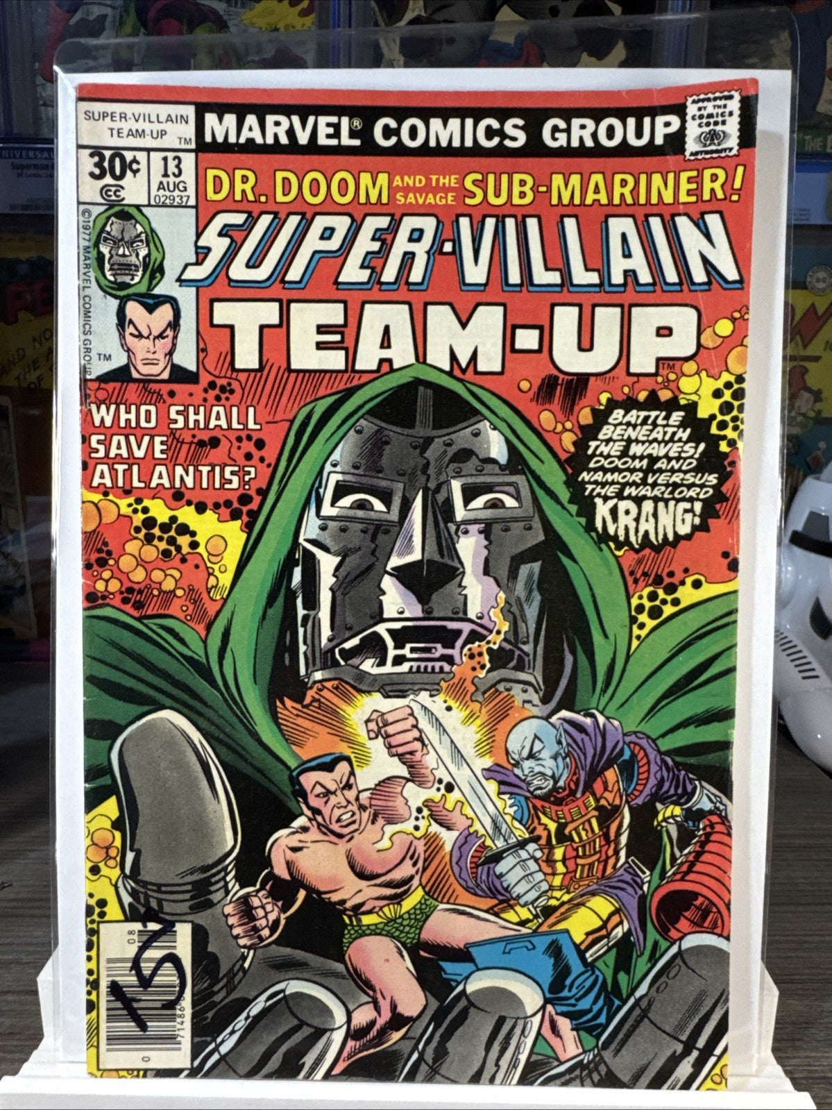 Super-Villain Team-Up # 13 VG+ 1977 Marvel Dr. Doom BRONZE