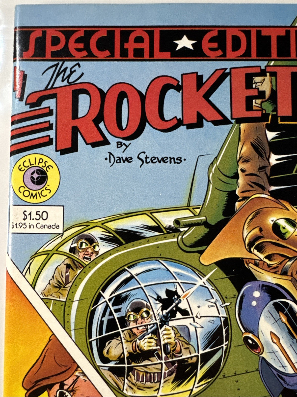 The Rocketeer Special Edition #1 Eclipse 1984 NM Betty Page Dave Stevens BRONZE