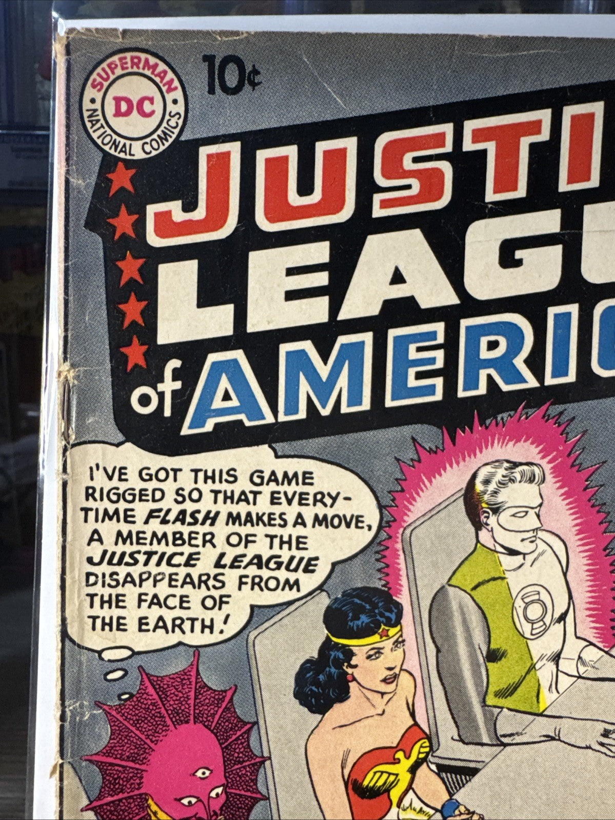 Justice League of America #1 (DC Comics November 1960) SILVER MEGA KEY VG