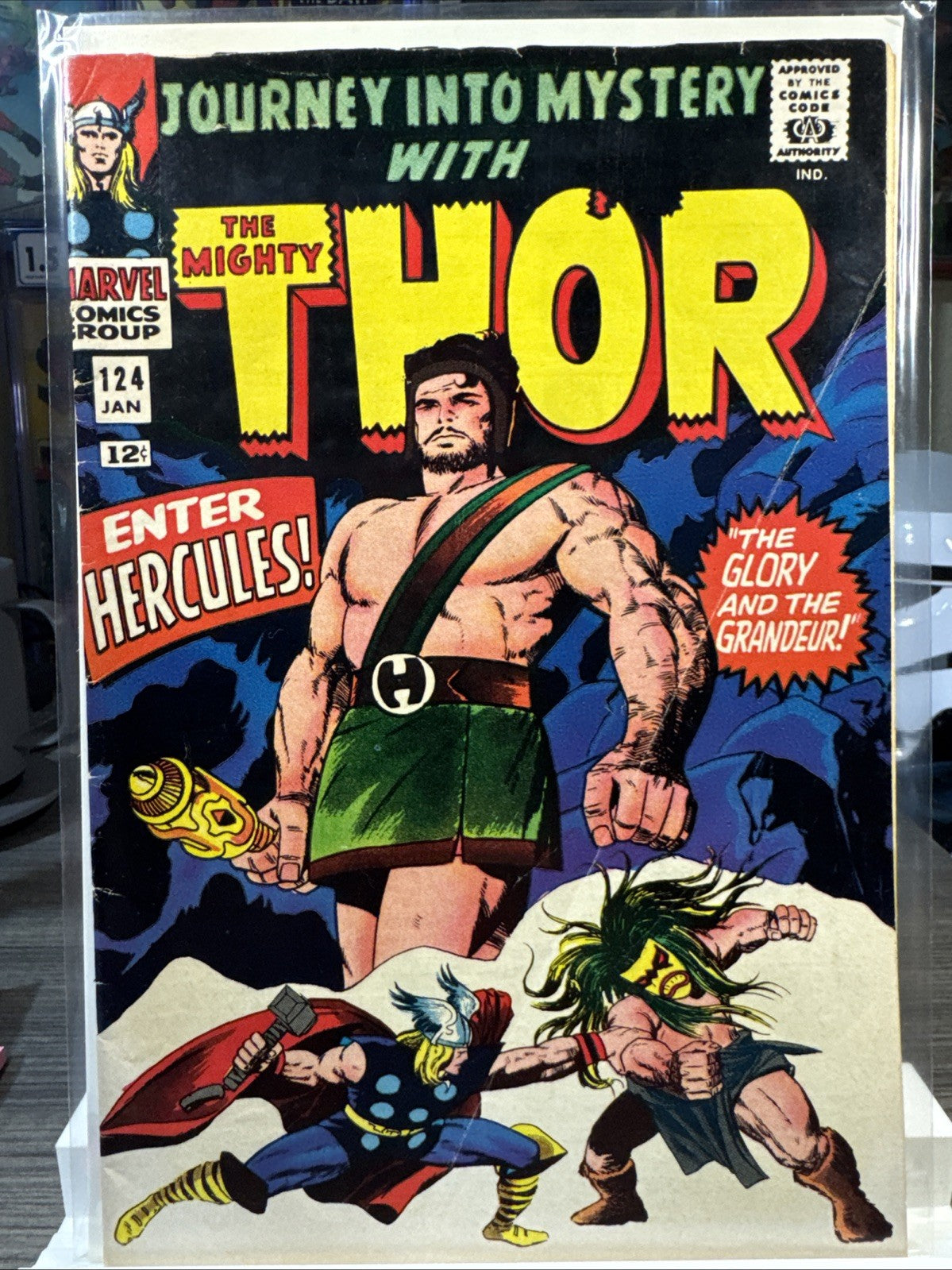 Journey into Mystery #124 (Marvel Comics January 1966) VG Silver KEY