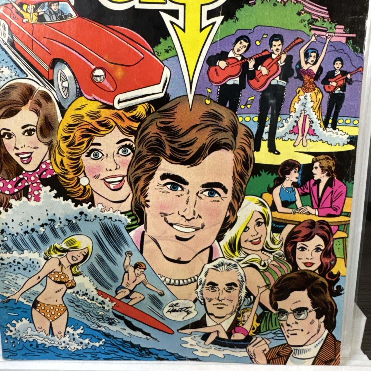LIVE IT UP #1 1976 SPIRE CHRISTIAN COMIC BOOK AL HARTLEY COVER BRONZE 39c Cover