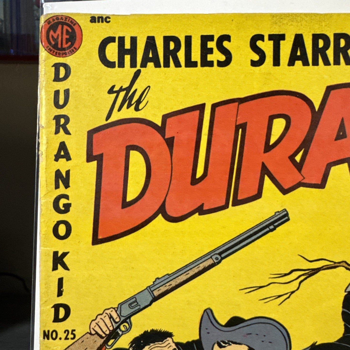 Charles Starrett As the Durango Kid #25 (Magazine Ent Sept-Oct Gorgeous GOLDEN