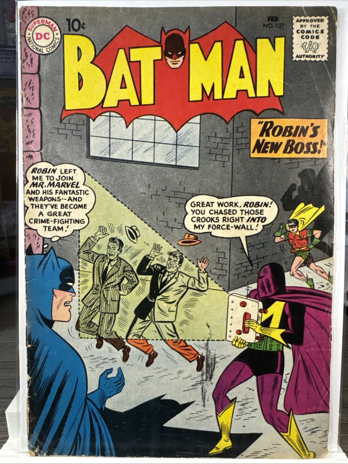 Batman #137 (DC Comics February 1961) VG SILVER