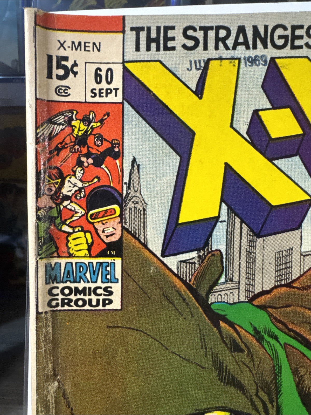 The X-Men #60—1st App of Sauron—Neal Adams Goodness!— VG Marvel 1969 SILVER
