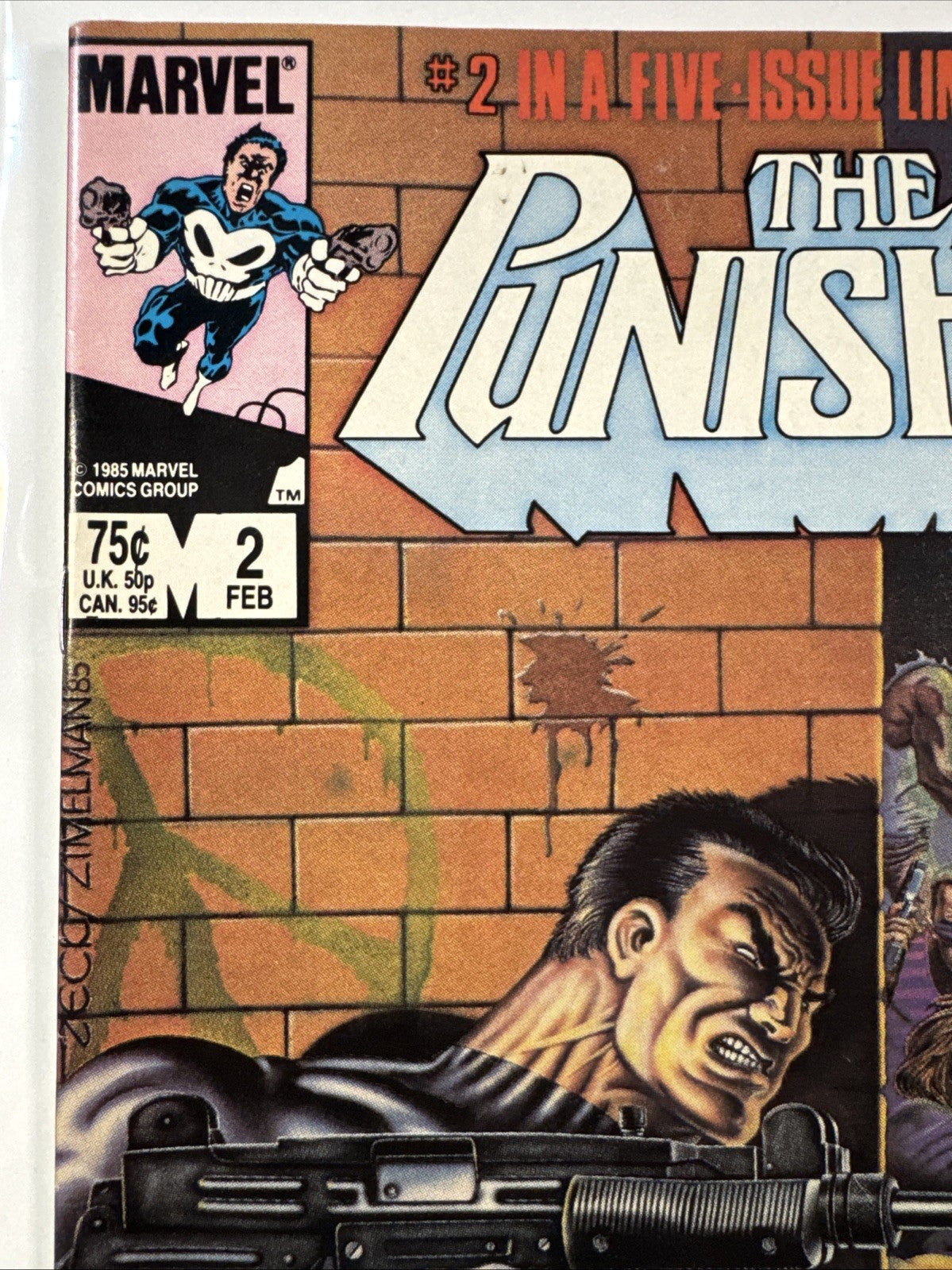 The Punisher #2 (Marvel Comics February 1986) COPPER NM-