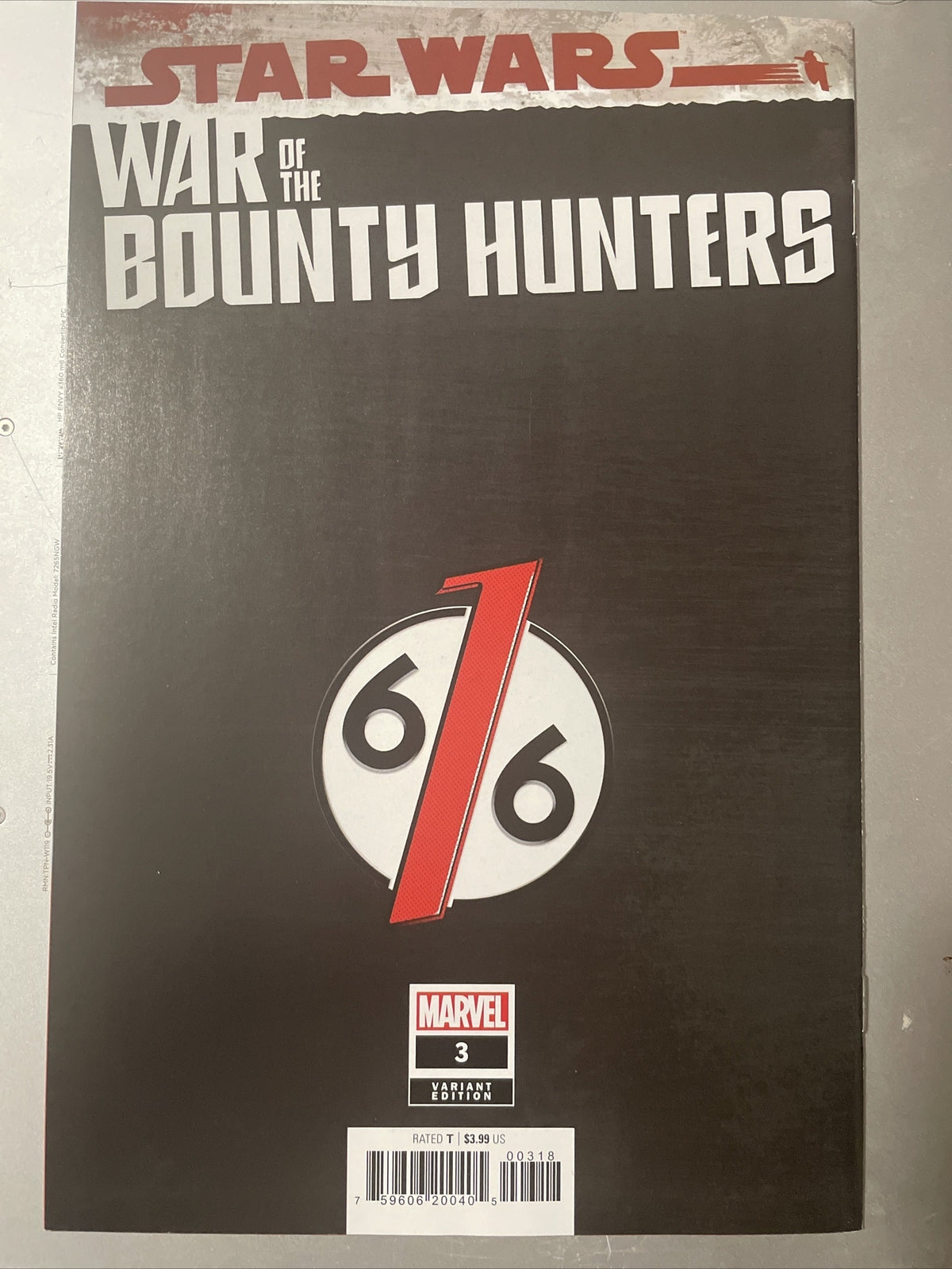 Star Wars: War of the Bounty Hunters #3 Jonboy Meyers Trade Dress Variant 2021
