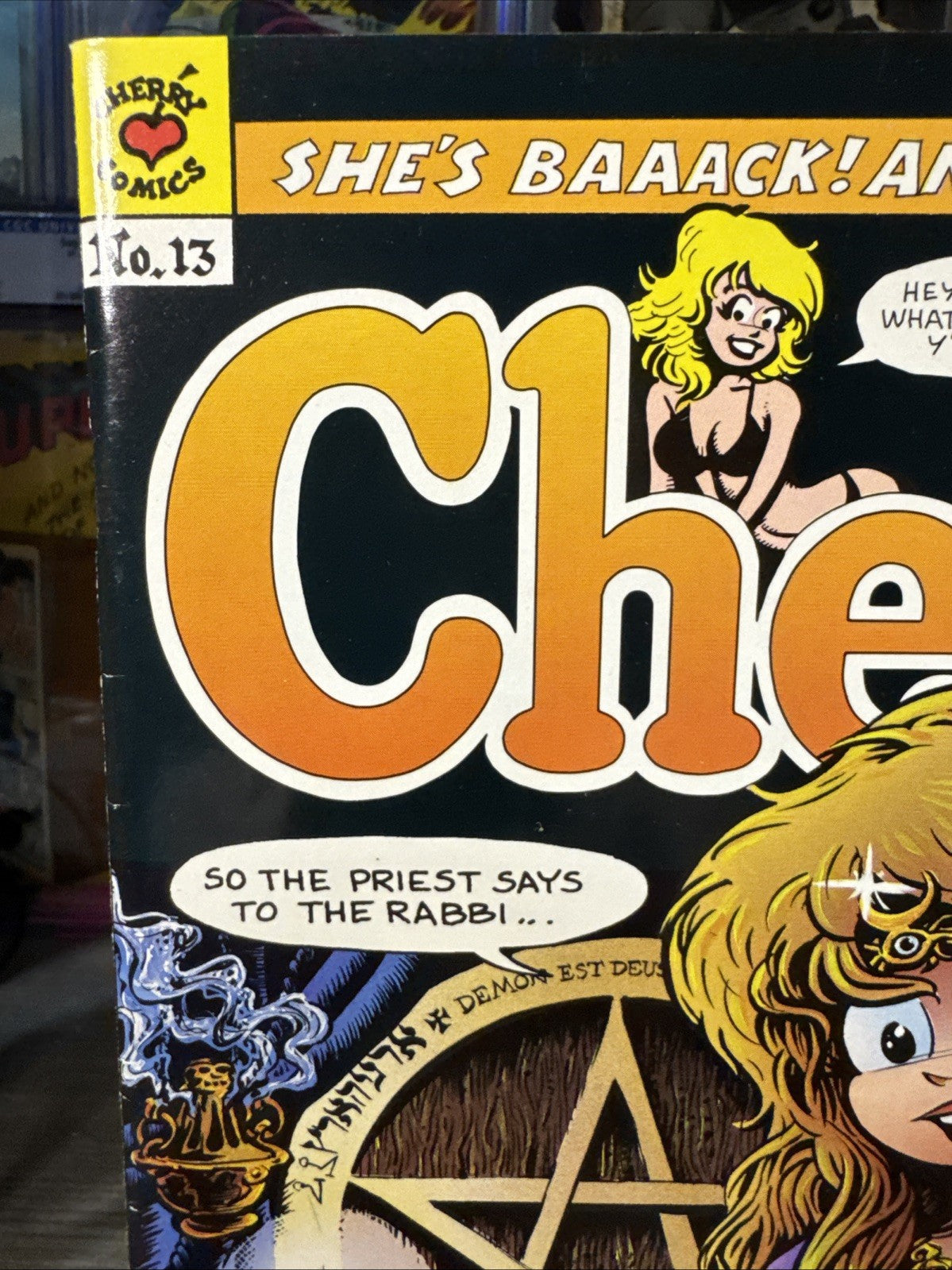 Cherry #13 Comic 2nd Print 1985 NM Larry Welz Kitchen Sink UNDERGROUND BRONZE