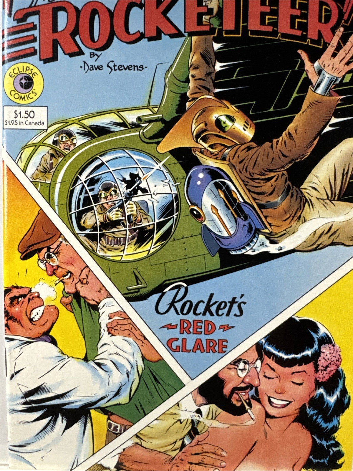 The Rocketeer Special Edition #1 Eclipse 1984 NM Betty Page Dave Stevens BRONZE