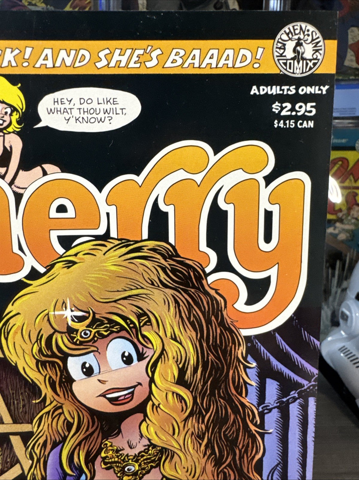 Cherry #13 Comic 2nd Print 1985 NM Larry Welz Kitchen Sink UNDERGROUND BRONZE