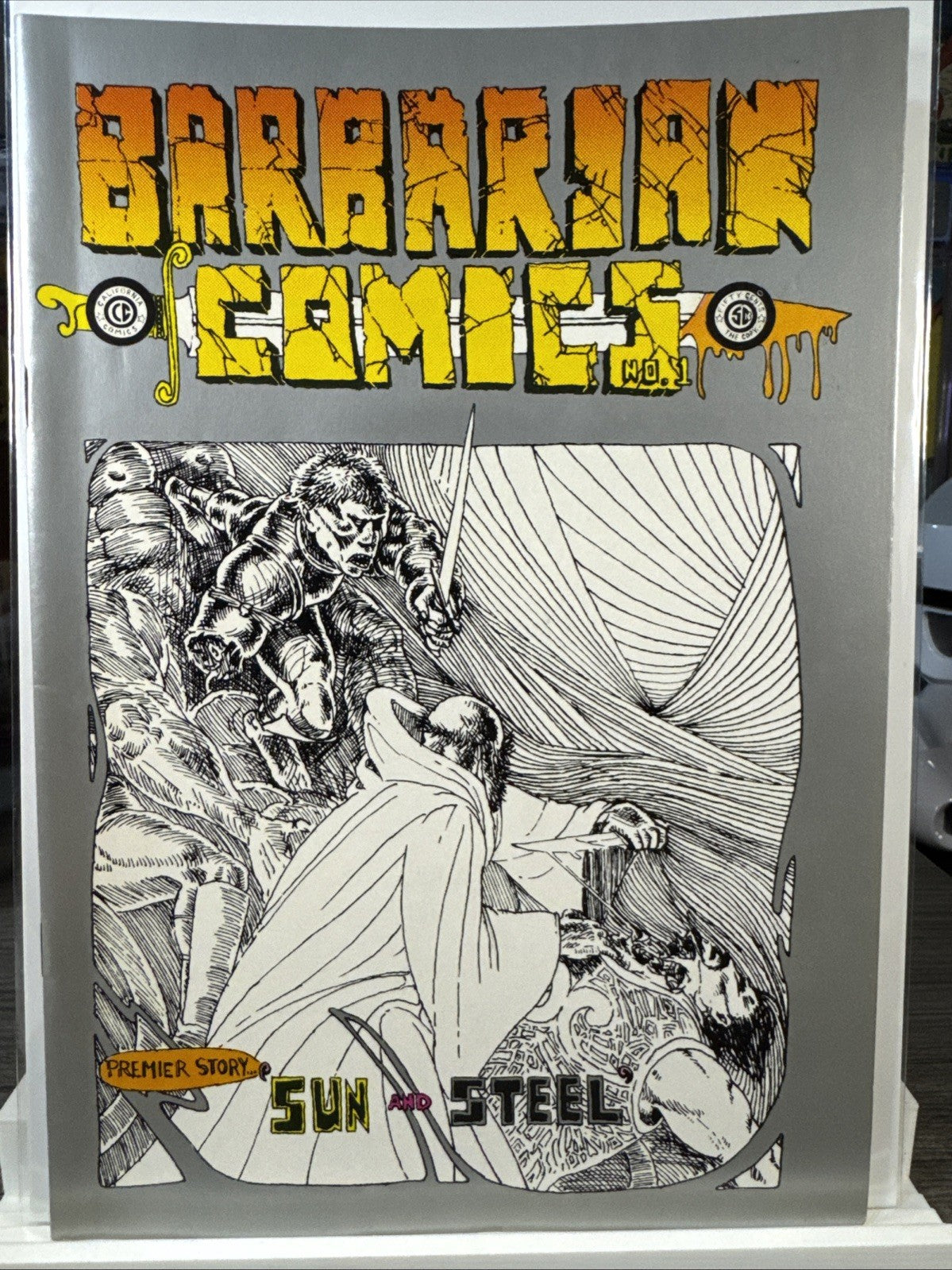 Barbarian Comics #1 (California Comics 1972) BRONZE UNDERGROUND Comix NM- HTF