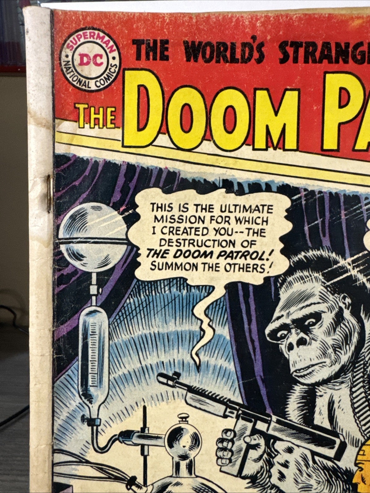 The Doom Patrol #86 (DC Comics March 1964) SILVER G KEY