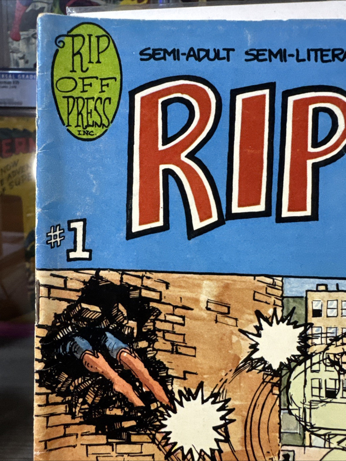 Rip Off Comix #1 Underground 1977 3rd Printing. Est 5000 Print Run VG