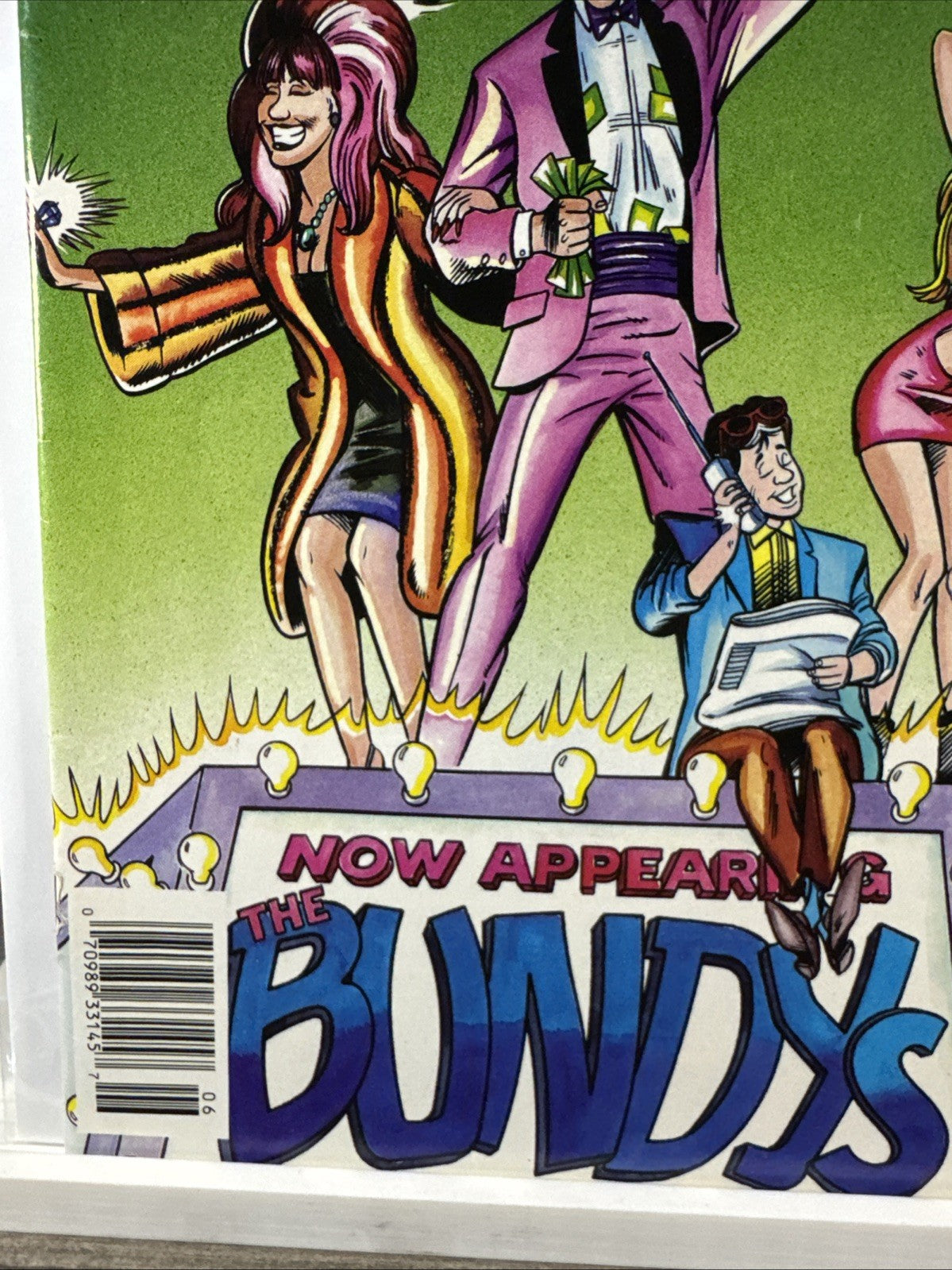 Married... with Children #1 Newsstand (NOW 1990) VF+\NM-1st Comic App COPPER KEY