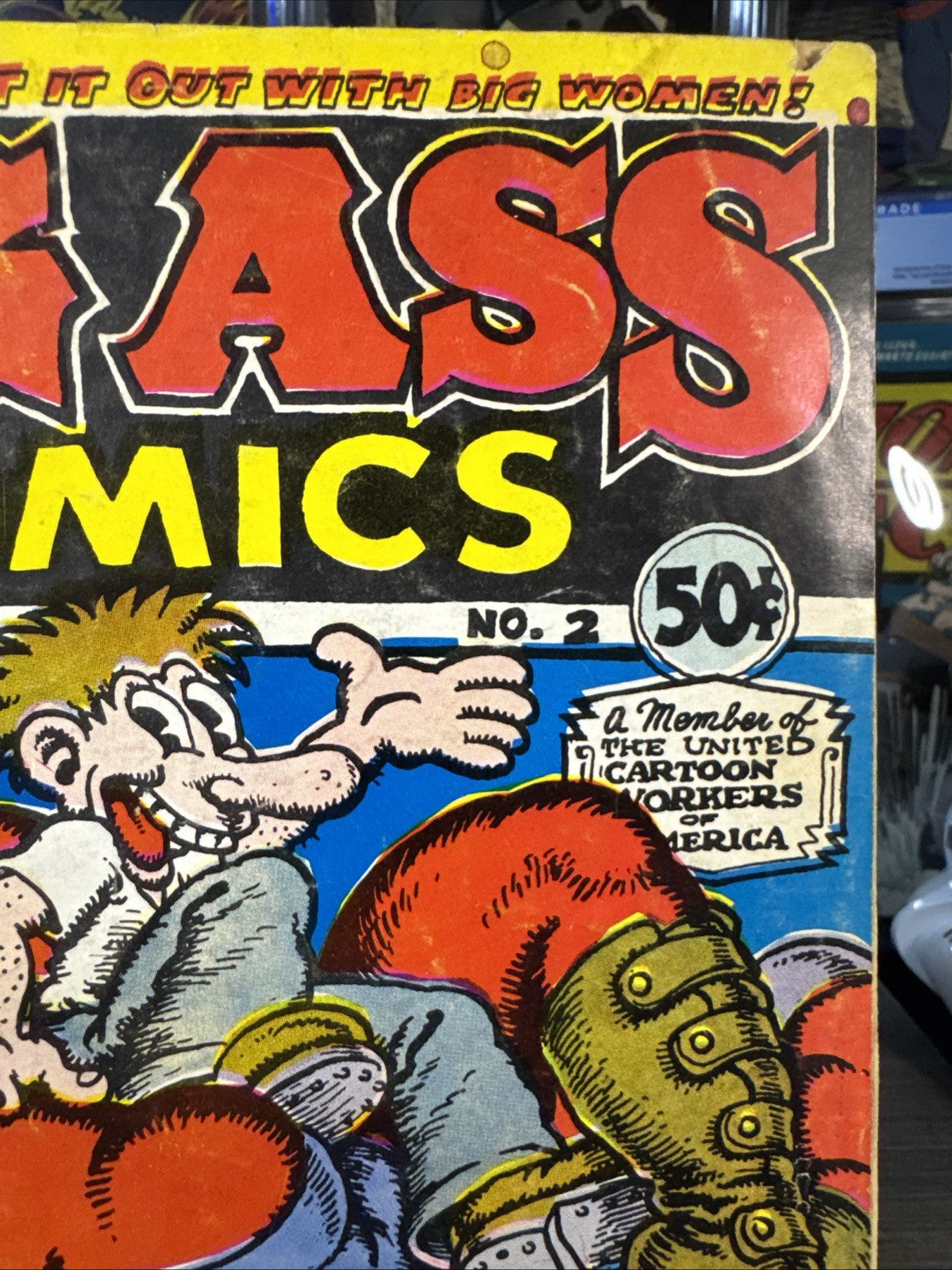 Big Ass Comics #2 (Rip Off Press 1971) Robert Crumb UNDERGROUND BRONZE See Descr