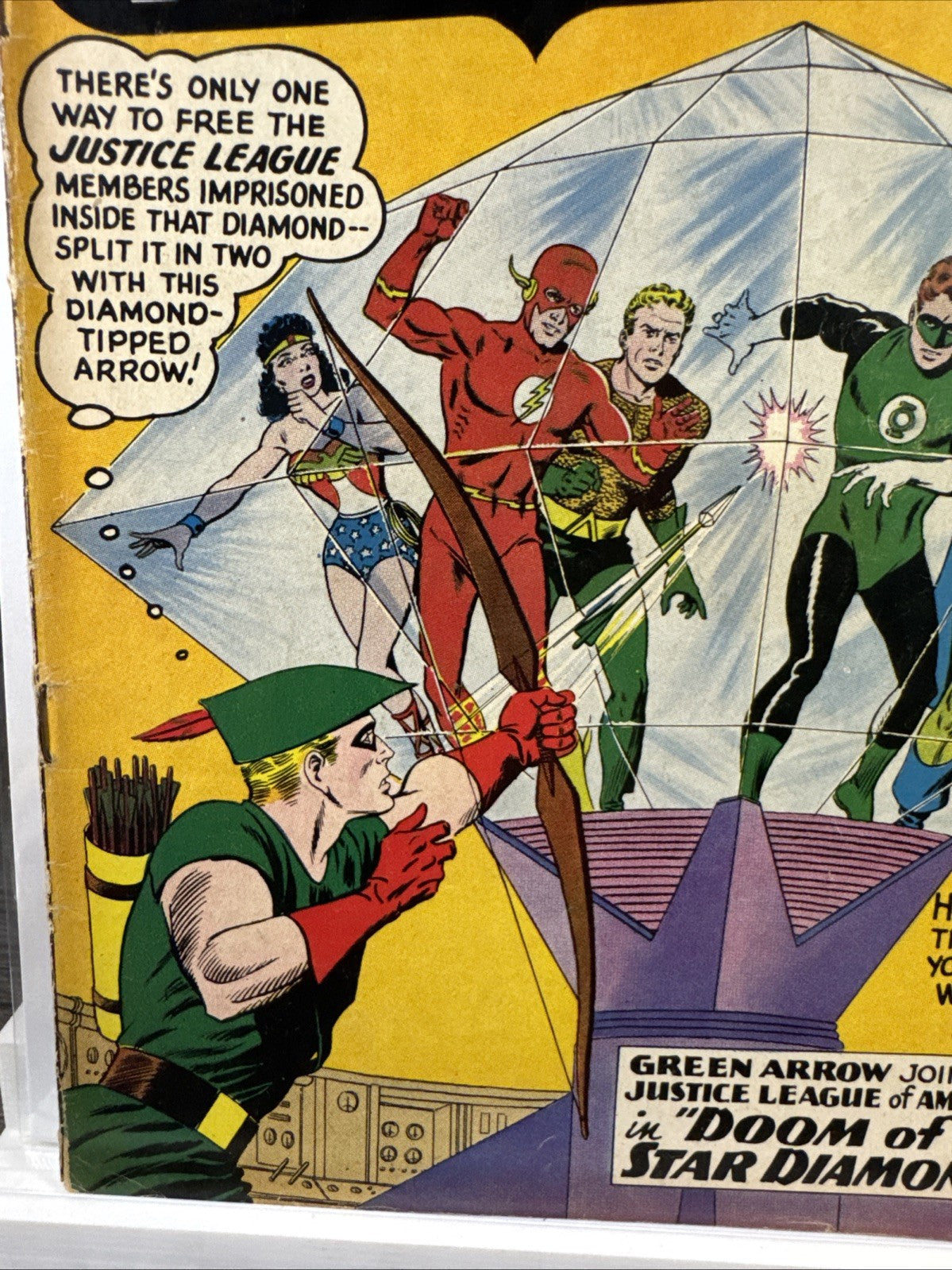 Justice League Of America #4 VG+ Green Arrow Joins! Murphy Anderson SILVER KEY