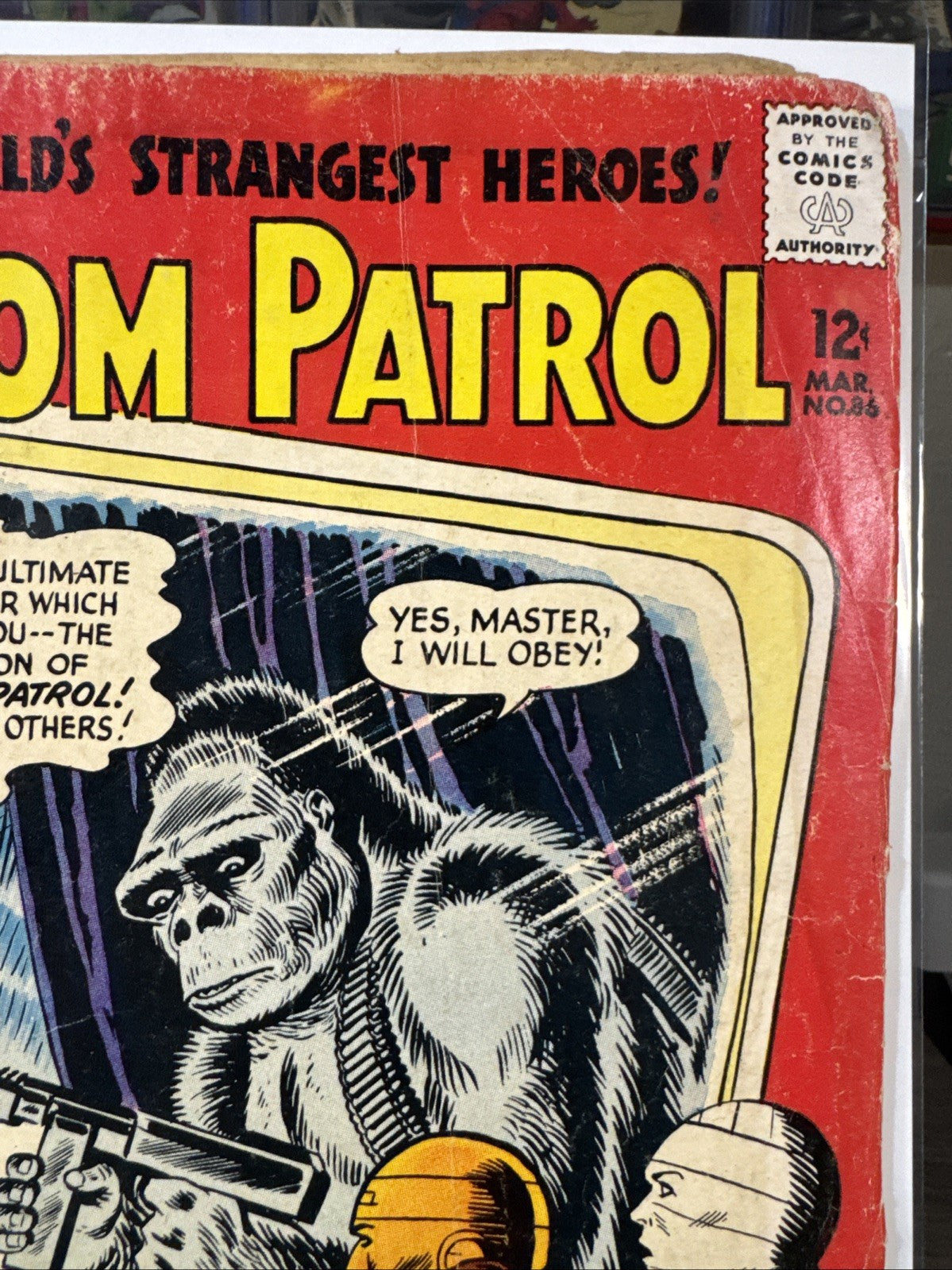 The Doom Patrol #86 (DC Comics March 1964) SILVER G KEY