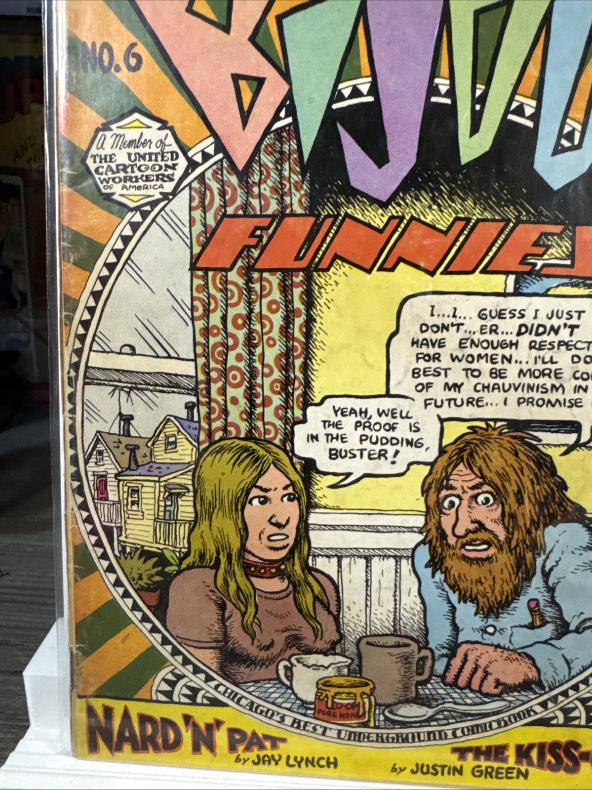 Bijou Funnies #6 (Kitchen Sink Press 1971) 1st Print Detached UNDERGROUND BEONZE