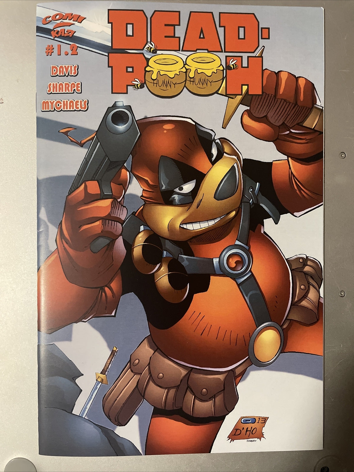 RARE! DEAD-POOH COMI-KAZI 1.2 VARIANT. Very Low Print Run! HTF NM+