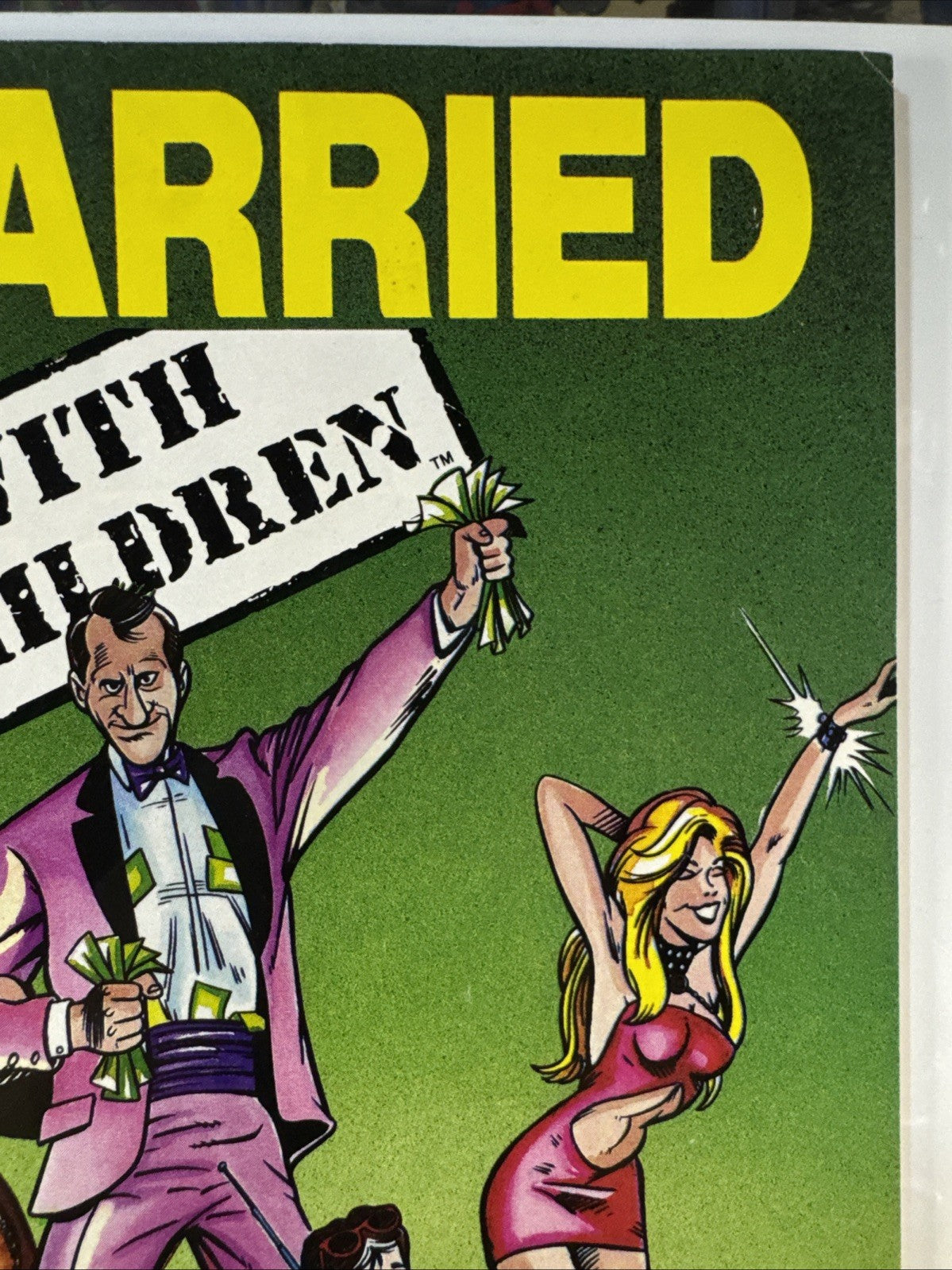 Married... with Children #1 Newsstand (NOW 1990) VF+\NM-1st Comic App COPPER KEY