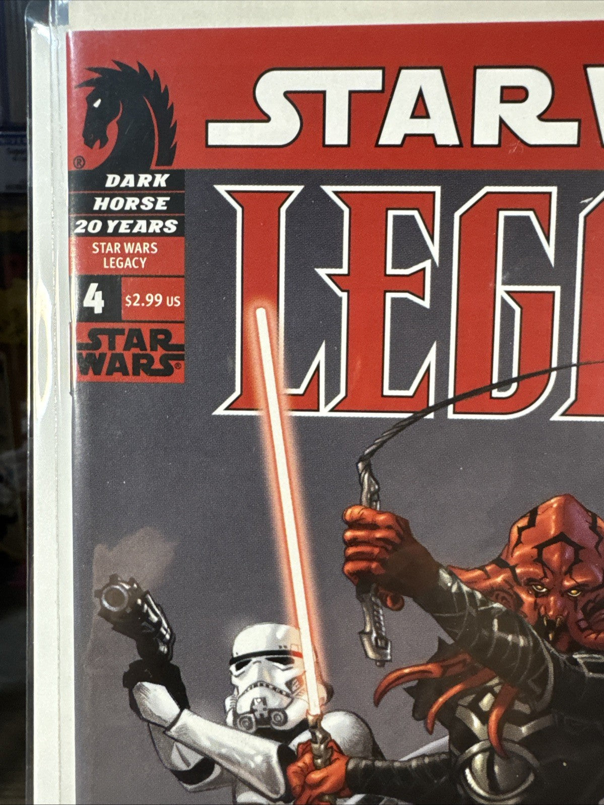 Star Wars Legacy #4 2006 Dark Horse 1st App Darth Maleval MODERN KEY HTF MINTY