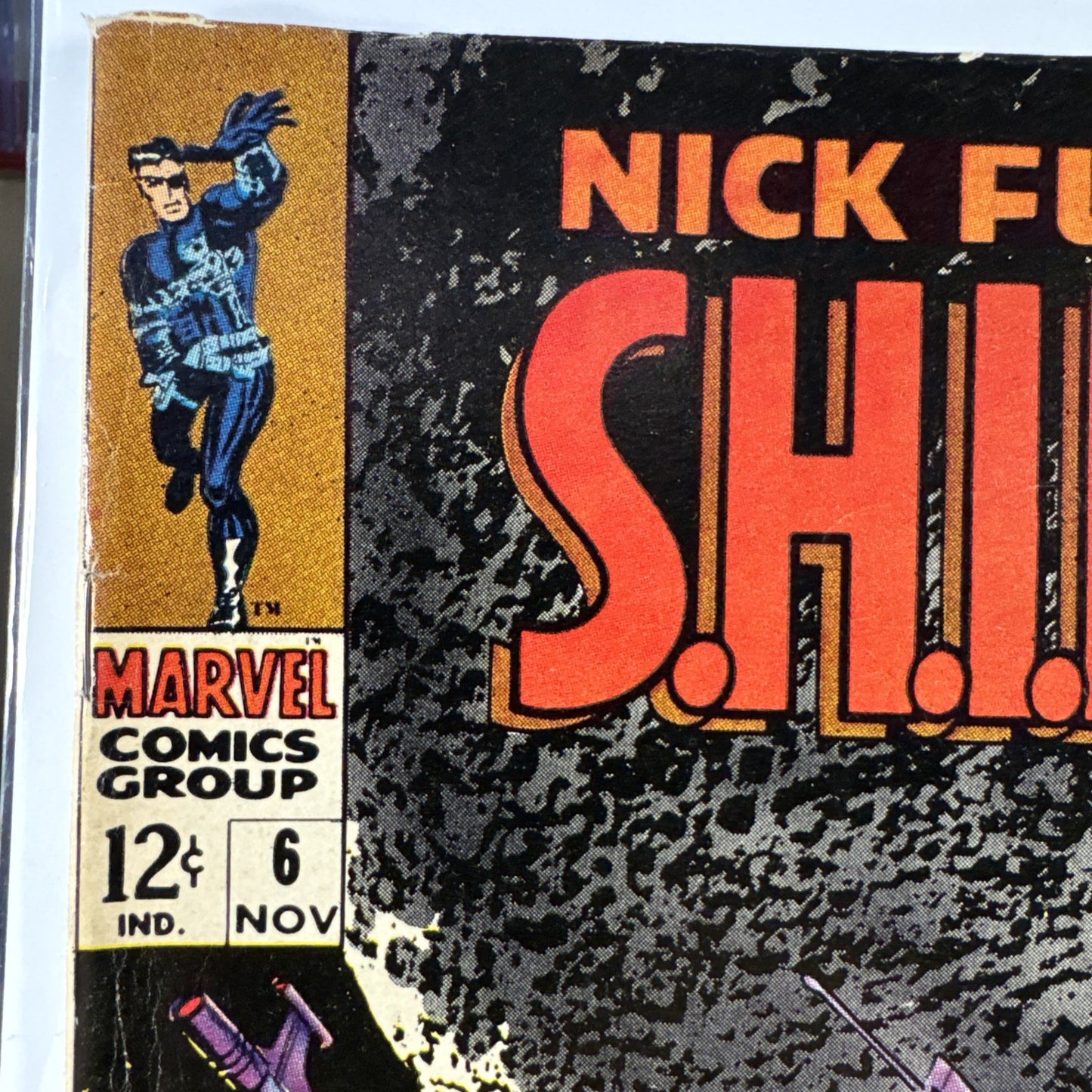 NICK FURY AGENT OF SHIELD #6 JIM STERANKO COVER, FRANK SPRINGER ART 1968 SILVER